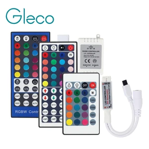 Светодиодный мини-контроллер RGB RGBW 12 в пост. Тока, 24key, 44Key, 40Key, ИК17Key, РЧ пульт дистанционного управления, светодиодный светильник 3528 5050 RGB RGBWW