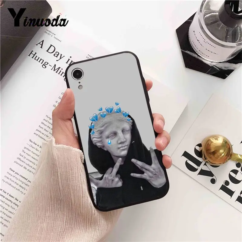 Yinuoda Забавный чехол для телефона Leonardo da Vinci Mona Lisa Pat Cat Art iPhone 8 7 6 6S 6Plus X XS MAX 5 5S SE XR 10 11