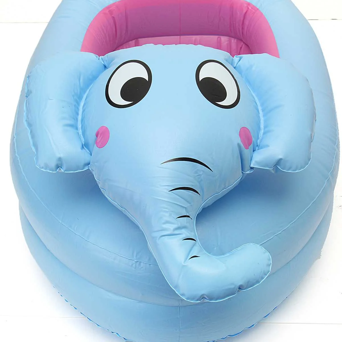 Duck/Elephant /Tadpole-Growup PVC Inflatable Safety Baby Bath Tub Shower Kids Toy Portable Cartoon Animal Washbowl Bathtub