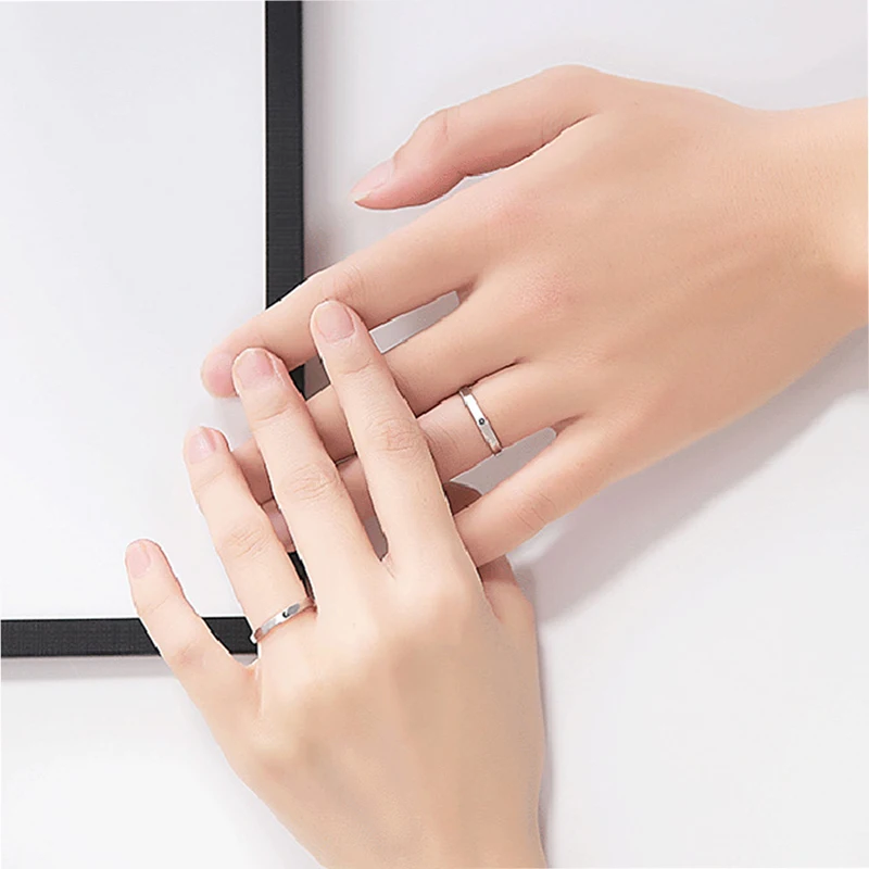 Qevila Fashion Vincent Van gogh Moon Sun Love Rings Silver Color Adjustable Women‘s Men's Wedding Engagement Party Jwelry | Украшения