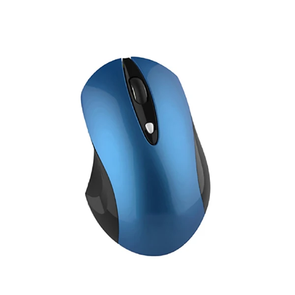 Blue Robotsky 2,4 ГГц Беспроводная мышь Бесшумная 1600 dpi оптическая компьютерная игровая мышь для ноутбука настольного компьютера - Цвет: Blue