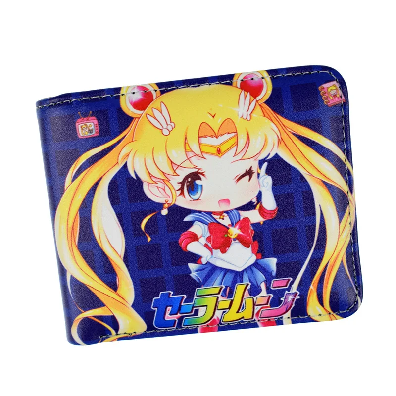 Кошельки из искусственной кожи аниме Сейлор Мун/Himouto Umaru Chan/Cardcaptor Sakura короткий кошелек с карманом для монет