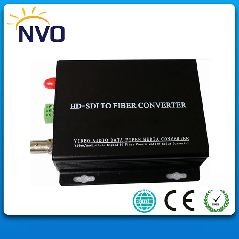 1 485G SX SM 1Ch HD-SDI/ASI со встроенной передачей аудио волокна + 1ch обратный RS485 данных 20 км