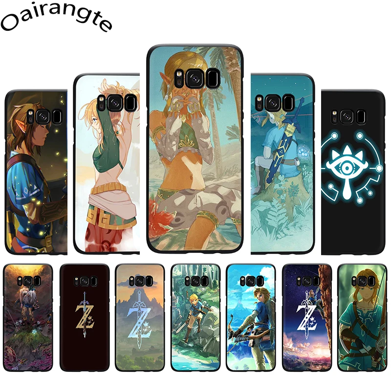 Legend of zelda мягкий чехол для телефона samsung Galaxy M10 20 30 S6 7 Edge S8 9 10 Plus S10E Note 8 9