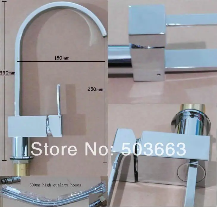 Great Price Fashion Kitchen Sink Swivel Tap Chrome Brass Water Basin Spout Vessel MF-966 Mixer Faucet torne | Обустройство дома