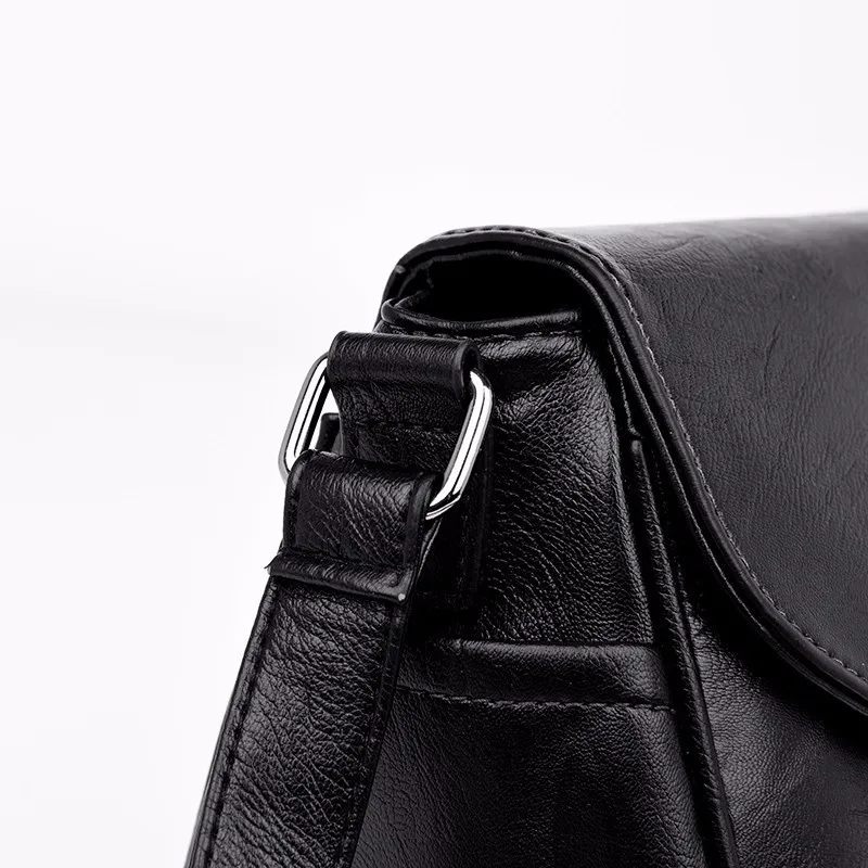 

2pc/s Female Leather Messenger Bag Small Crossbody Bags For Women Purses And Handbags Bolsas Femininas Solid Shoulder Bags Lady