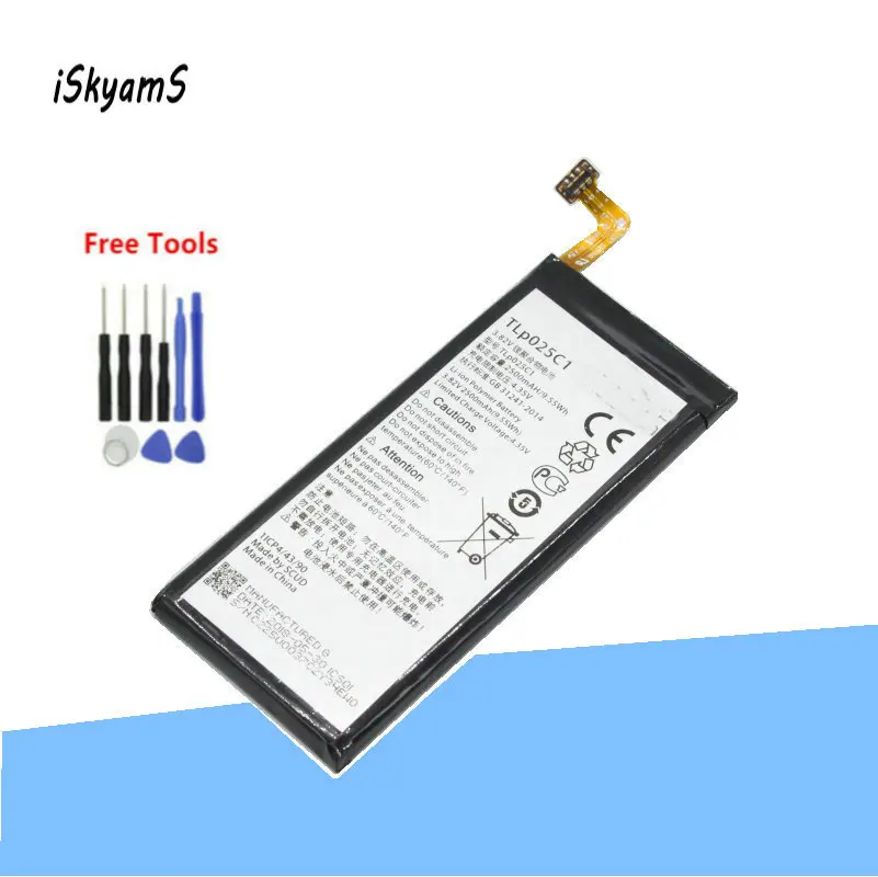 ISkyamS 1x2500 мАч TLP025C2/TLP025C1 Сменный аккумулятор для Alcatel One Touch POP 4 Plus 4+ OT-5056D 5056D 5056A 5056 Вт+ инструмент