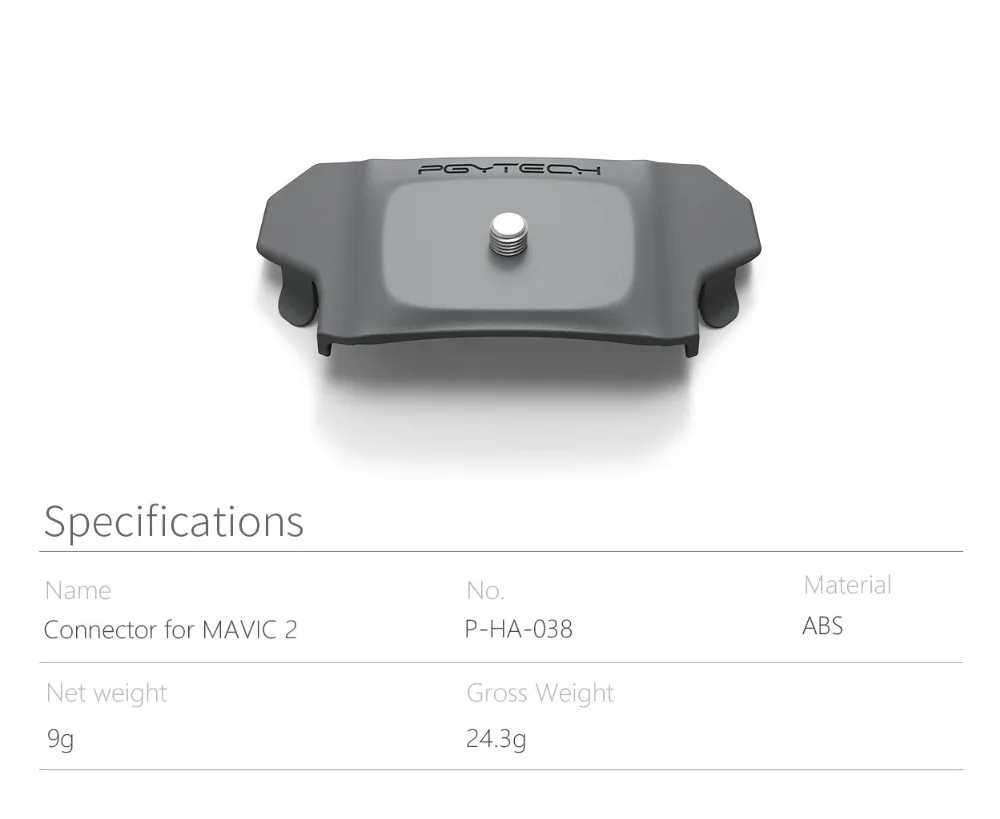 PGYTECH для DJI Mavci 2 Pro Zoom 6 шт. комплект пропеллер держатель+ шасси+ защита пропеллера+ бленда+ крепление разъема