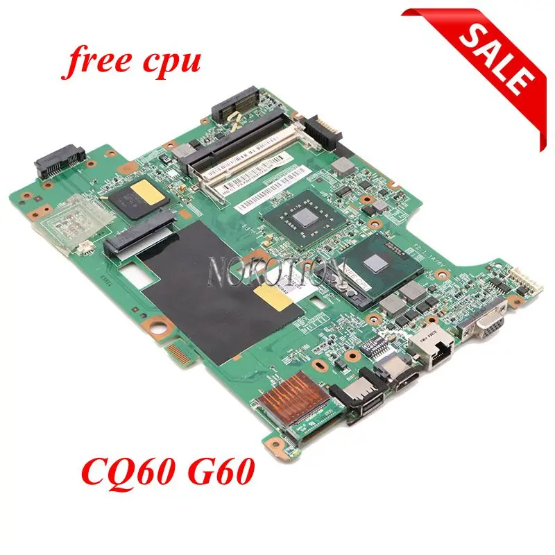 Материнская плата NOKOTION 578232 001 для ноутбука HP G60 CQ60 48.4FQ01.011 материнская DDR2 полностью