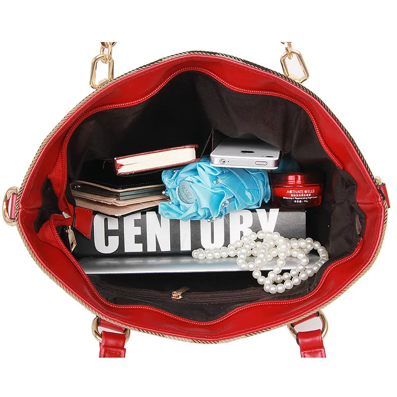 5 Шт./компл. Марка Модельер Женщины HandbagsSet Вскользь Кожаные Кошельки Сумки