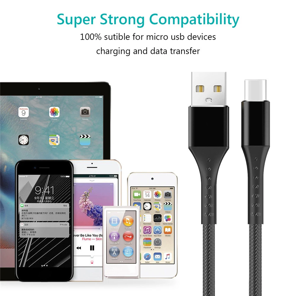 Дата USB-C мобильный телефон быстрое зарядное устройство тип-c кабель для samsung Galaxy S10 S9 S8 Plus HUAWEI P20 P30 Lite P20 Pro происхождения провода шнур