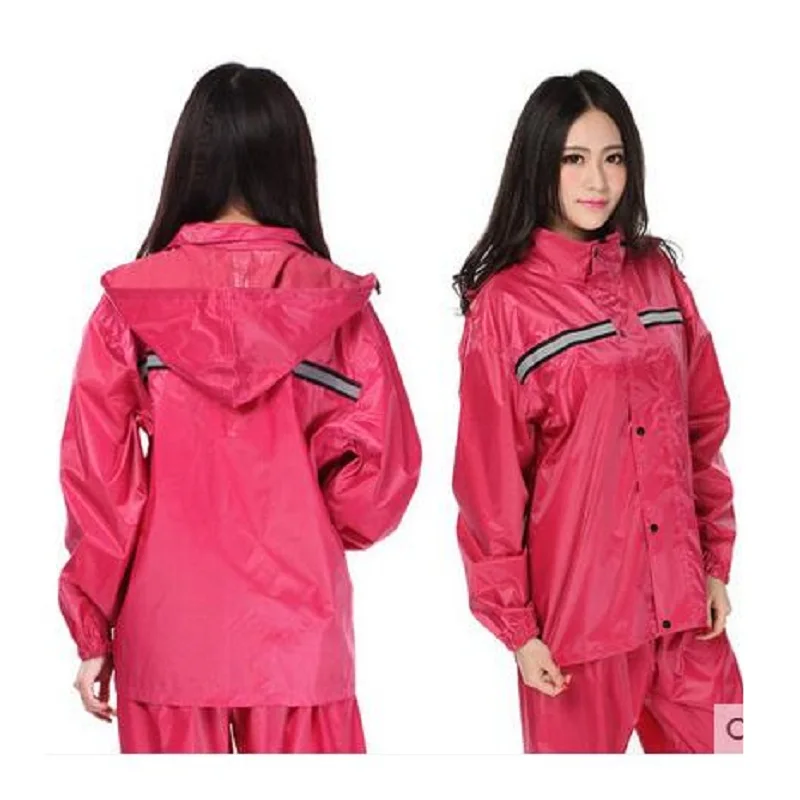 Непромокаемый дождевик Женский модный с капюшоном 2019 мужской для