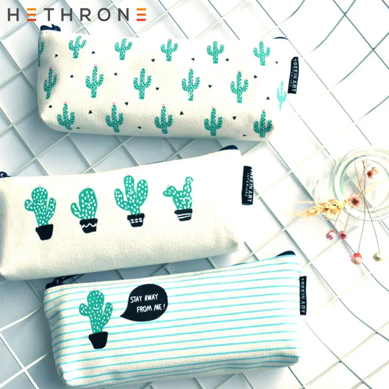 Hethrone ручная работа тканевый пенал для школы канцелярский мешок милый завод