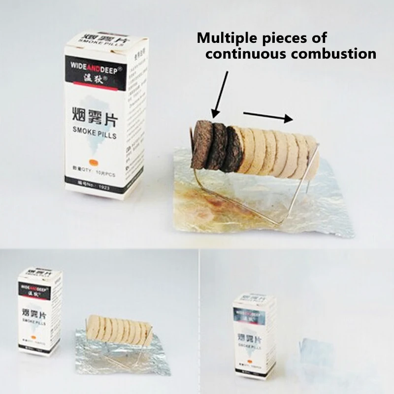 Распродажа 10 шт./кор. белый дым торт эффект шоу круглые свадебные украшения фото