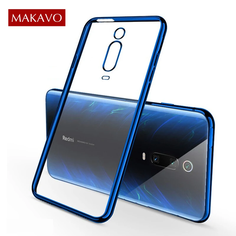 Чехол MAKAVO для Xiaomi Mi 9 T роскошный мягкий силиконовый прозрачный чехол телефона 9T Pro