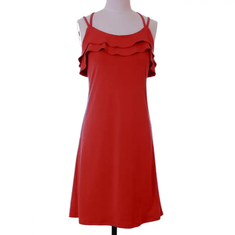 

2019 Women Summer Straps Beach Dress Sexy Off Shoulder Backless Ruffles Mini Dresses Casual Dress Vestidos LY010V