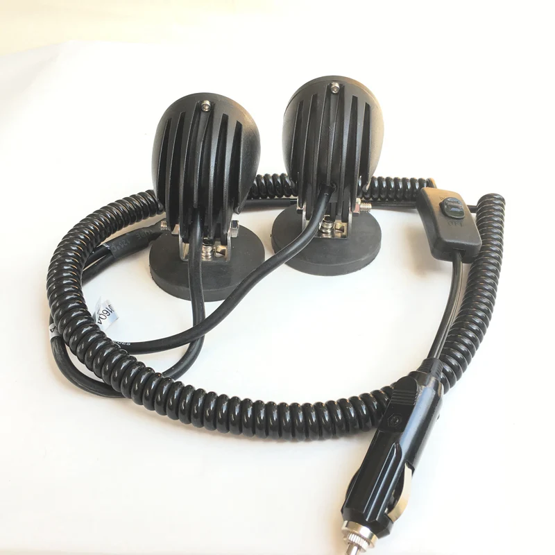 Светодиодный внедорожный головной светильник 2x10 Вт дальний стрелять магнит СИД