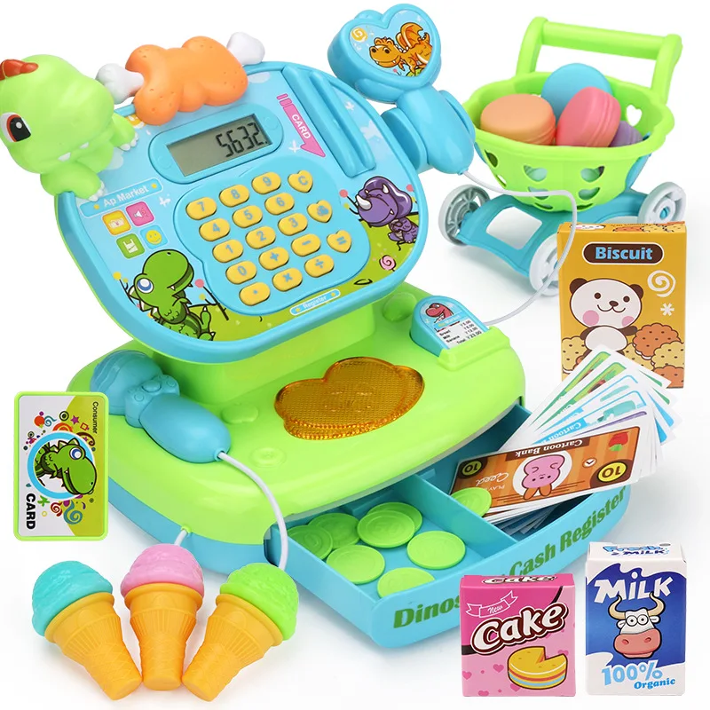 Игровой дом кассовый аппарат магазин мороженого brinquedo menina kids kichen набор cozinha de brinquedo игрушки подарок для детей