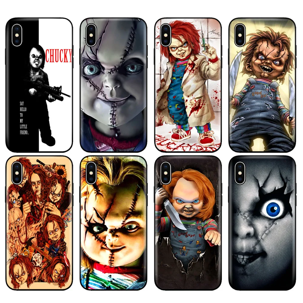 Черный чехол из ТПУ для iphone 5 5s SE 2020 6 6s 7 8 plus x 10 XR XS 11 pro MAX Charles Lee Ray Чаки