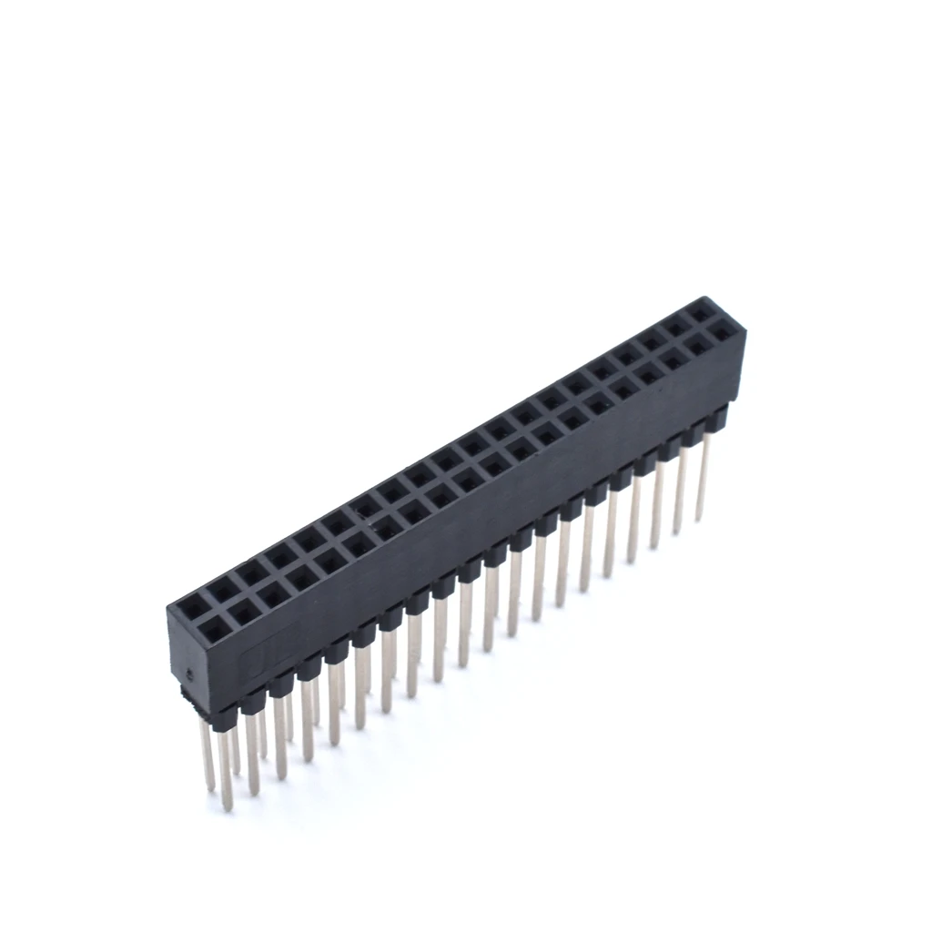 10 шт./лот 2 54 мм Шаг 2x20 Pin 40 женский двухрядный длинный штырьковый разъем PC104|pin strip
