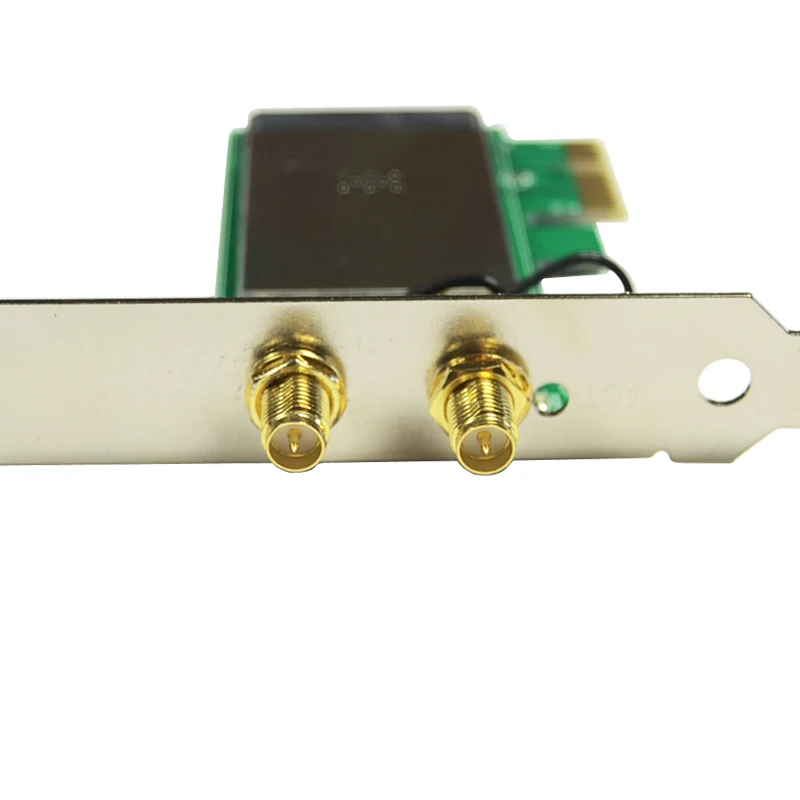 IOCrest сетевой модуль с 2 антеннами Wi Fi RF Win7 64 Mac OS|pci-e wireless|mini pci-e to pci-ewireless adapter |