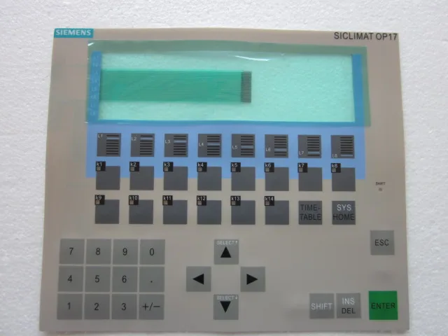 Для Siemens OP17 DP-2 6AV3617-1JC30-0AX1 6AV3 617-1JC30-0AX1 мембранная клавиатура | Электроника