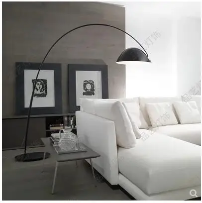 L Creative Nordic parabolic stainless steel five-head fishing lamp Living room lobby office leisure floor led | Лампы и освещение