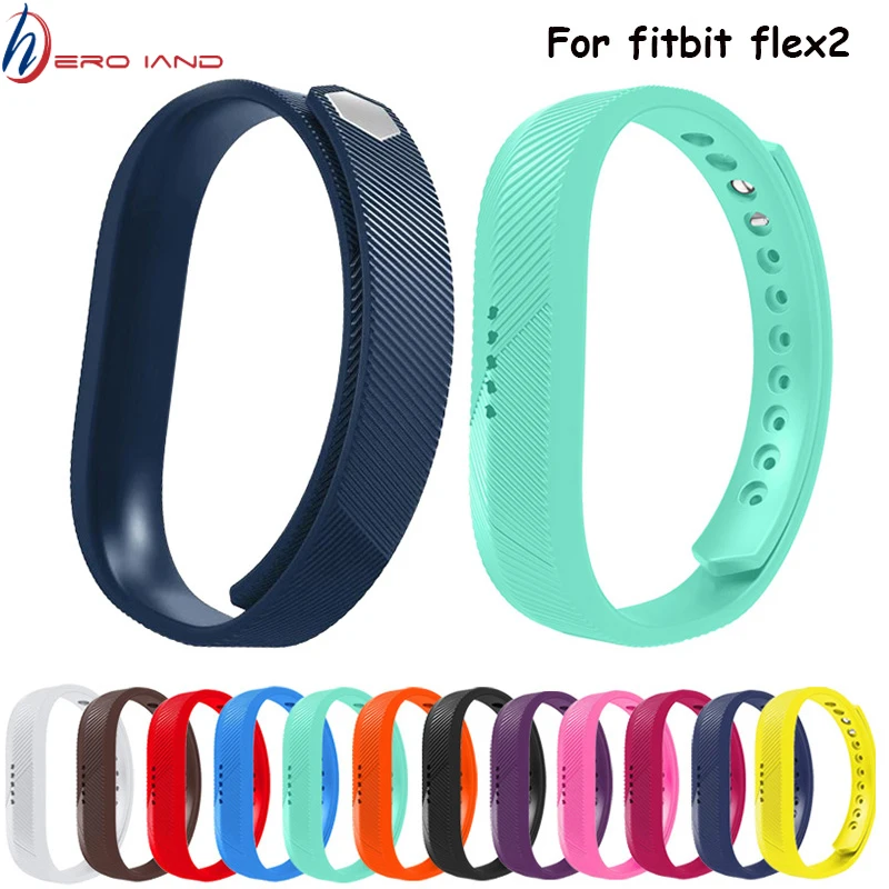 Мягкий силиконовый ремешок на запястье для Fitbit Flex 2 спортивный умный Браслет сменный Браслет S трекер активности аксессуары