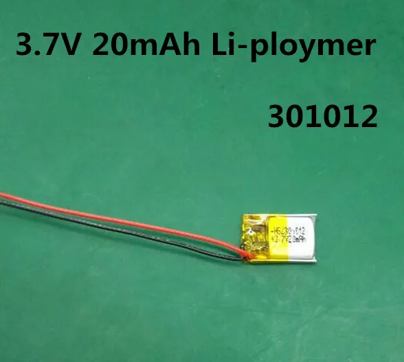 10 шт 3,7 V 20mAh литий-полимерная литий-ионная аккумуляторная батарея lipo батарея 301012 для Mp3 Mp4 bluetooth headephone smart band