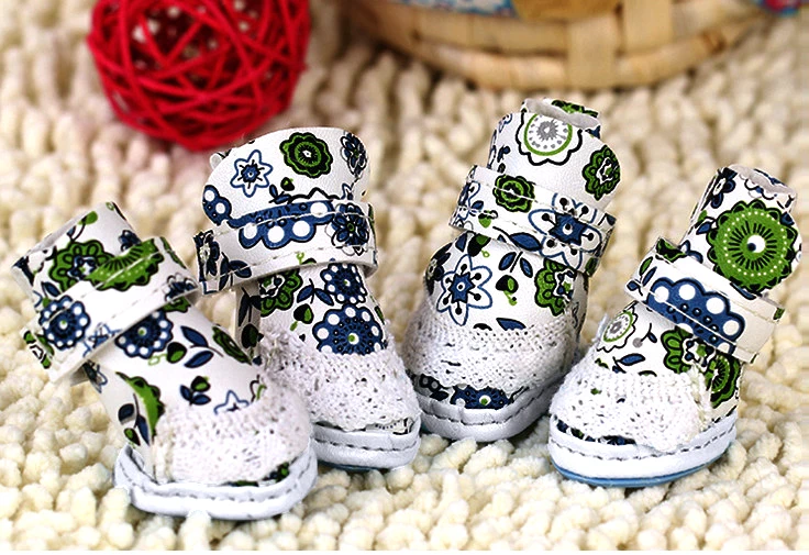 Сезон зима весна осень Обувь для питомцев и щенков Ботинки собак