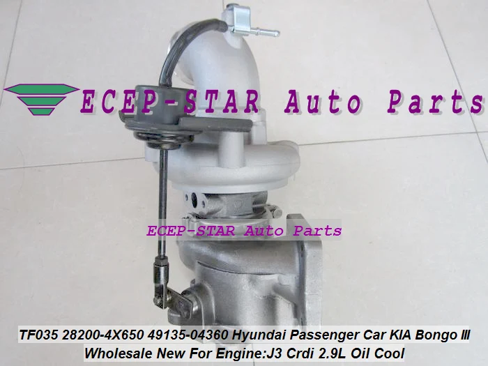 Турбо TF035HM 28200-4X650 282004X650 49135-04360 49135 04360 для Hyundai пассажирского автомобиля KIA Bongo III