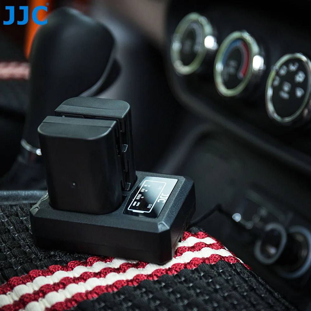 JJC USB Двойной аккумулятор зарядное устройство для Panasonic DMW-BLF19 DMW-BLF19e Lumix GH5S G9 GH5 GH4 GH3 заменяет DMW-BTC13 DMW-BTC10