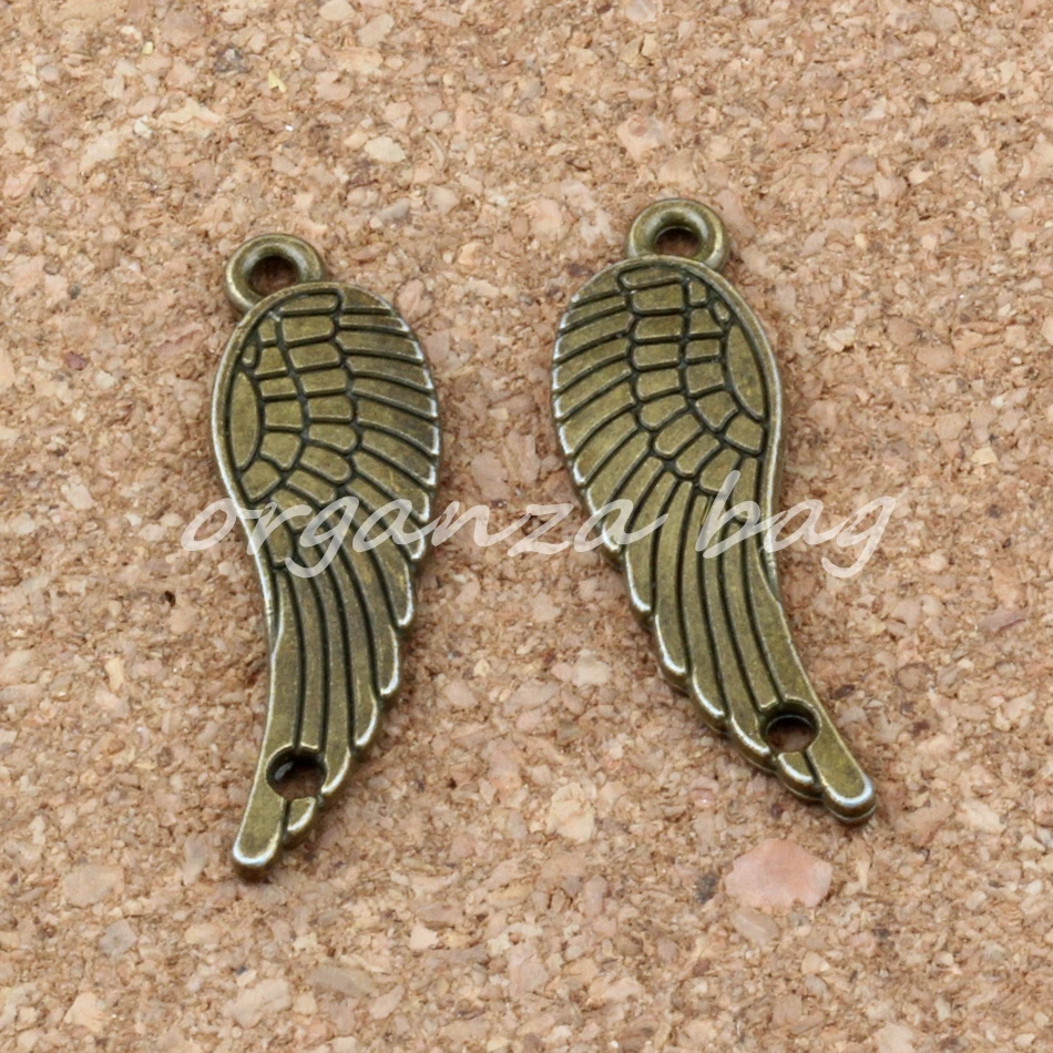 Подвеска angel wings connector 20 шт./лот 9 5x31 мм античный бронзовый сплав ewelry подходит для