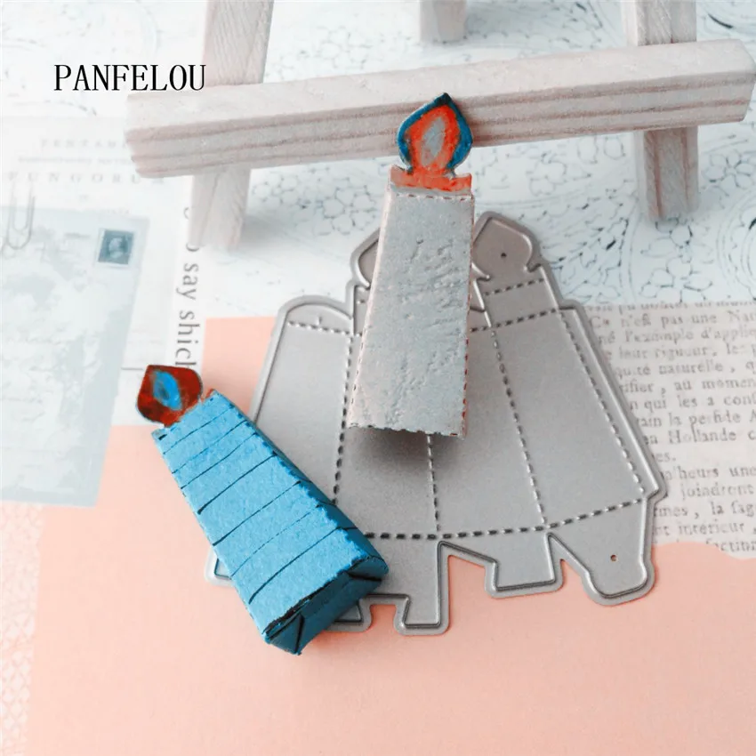 PANFELOU Складная свеча металлическая крафт-бумага штампованные штампы