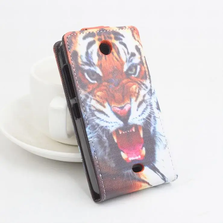 100% высококачественный кожаный чехол для microsoft NOKIA Lumia 430 откидной Lumia430 чехлы