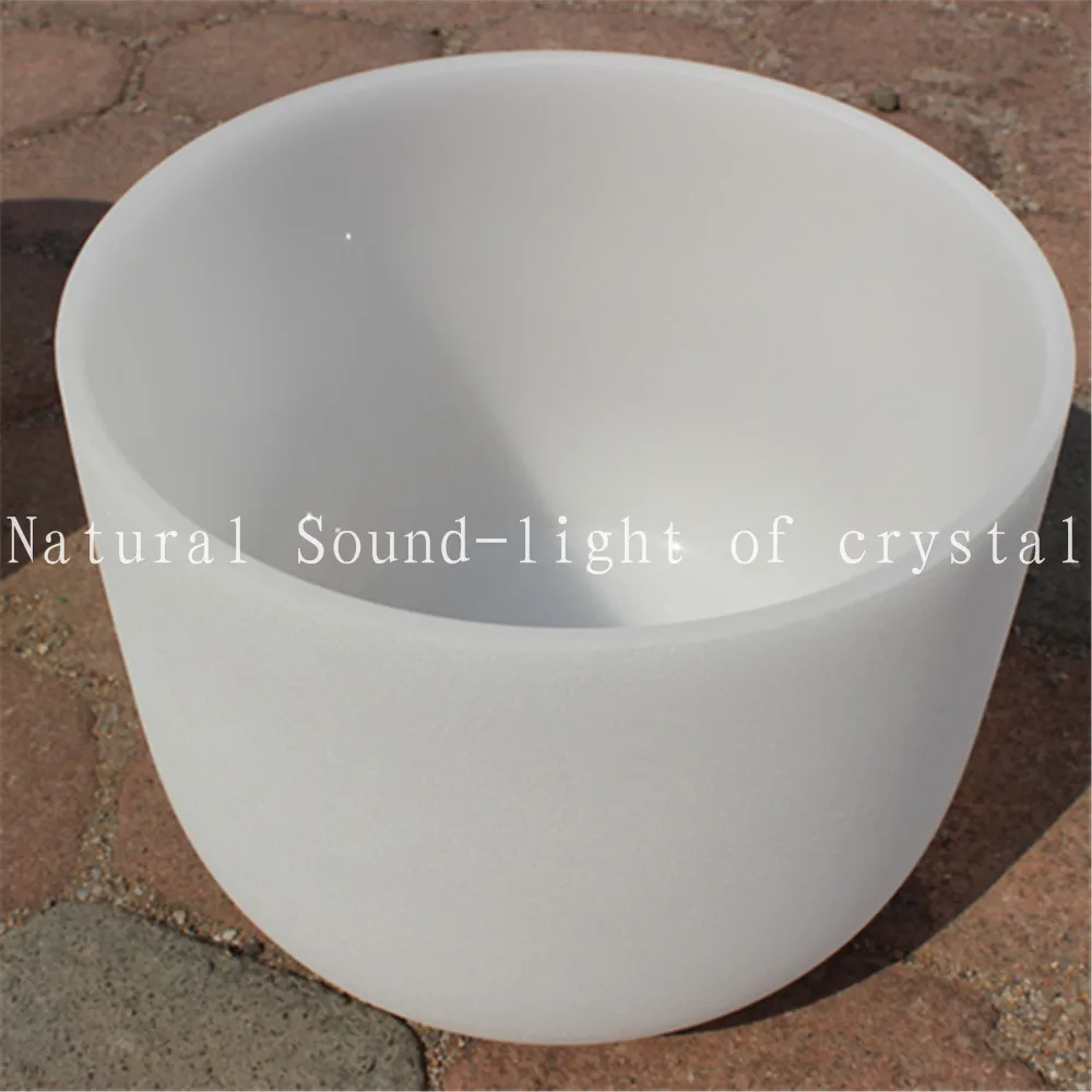 Чакры 7 дюймовый Матовый Кварцевый Кристалл Поющая чаша|sing lyrics|bowl silverbowl manicure |