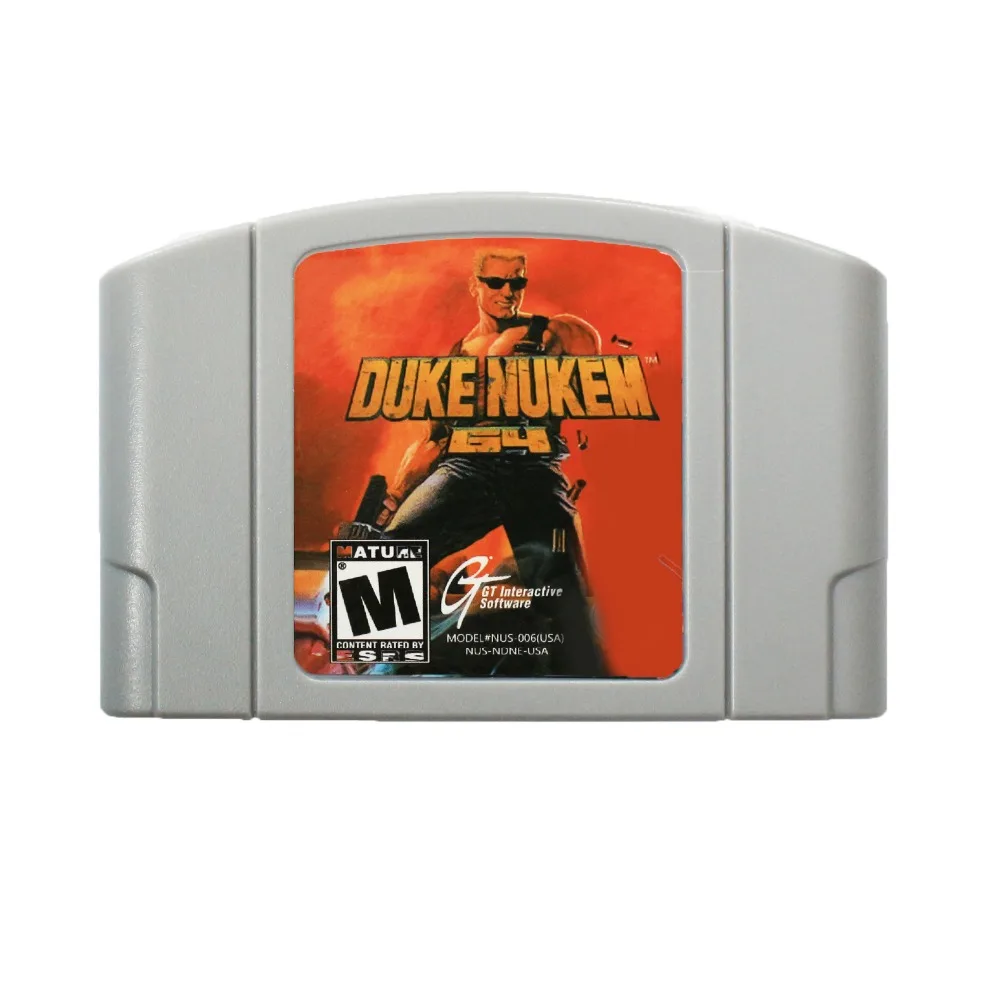 64 бит игры Duke Nukem английские игровые карты NTSC|Картриджи| |