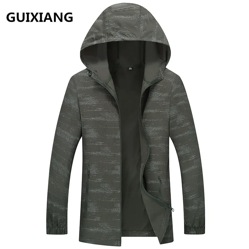 2018 весенние куртки с капюшоном Мужская модная куртка деловая повседневная