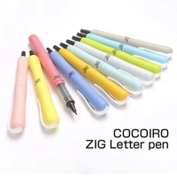 1pc japan kuretake calligraphy pen cocoiro creative cartoon scriptliner brush pen cute school supplies stationery