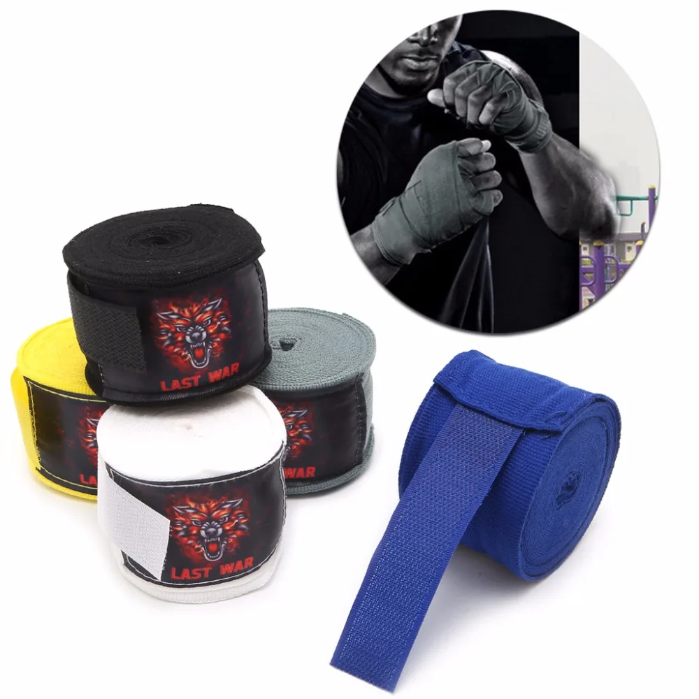 Хлопковая эластичная бандажная повязка muay thai для бокса саньда борьбы лента