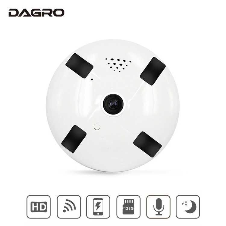 DAGRO 360 градусов угол обзора панорамный рыбий глаз Ip дистанционное управление