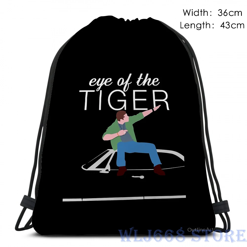 Funny graphic print shoulder Bags women Supernatural - Eye of the Tiger Single backpack travel for men Gym Bag | Багаж и сумки