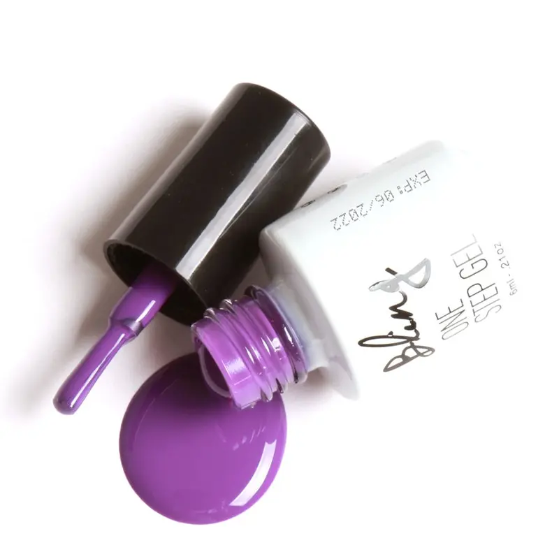 FOCALLURE Nails Art Soak off Гель лак для ногтей красный серебристый УФ светодиодный