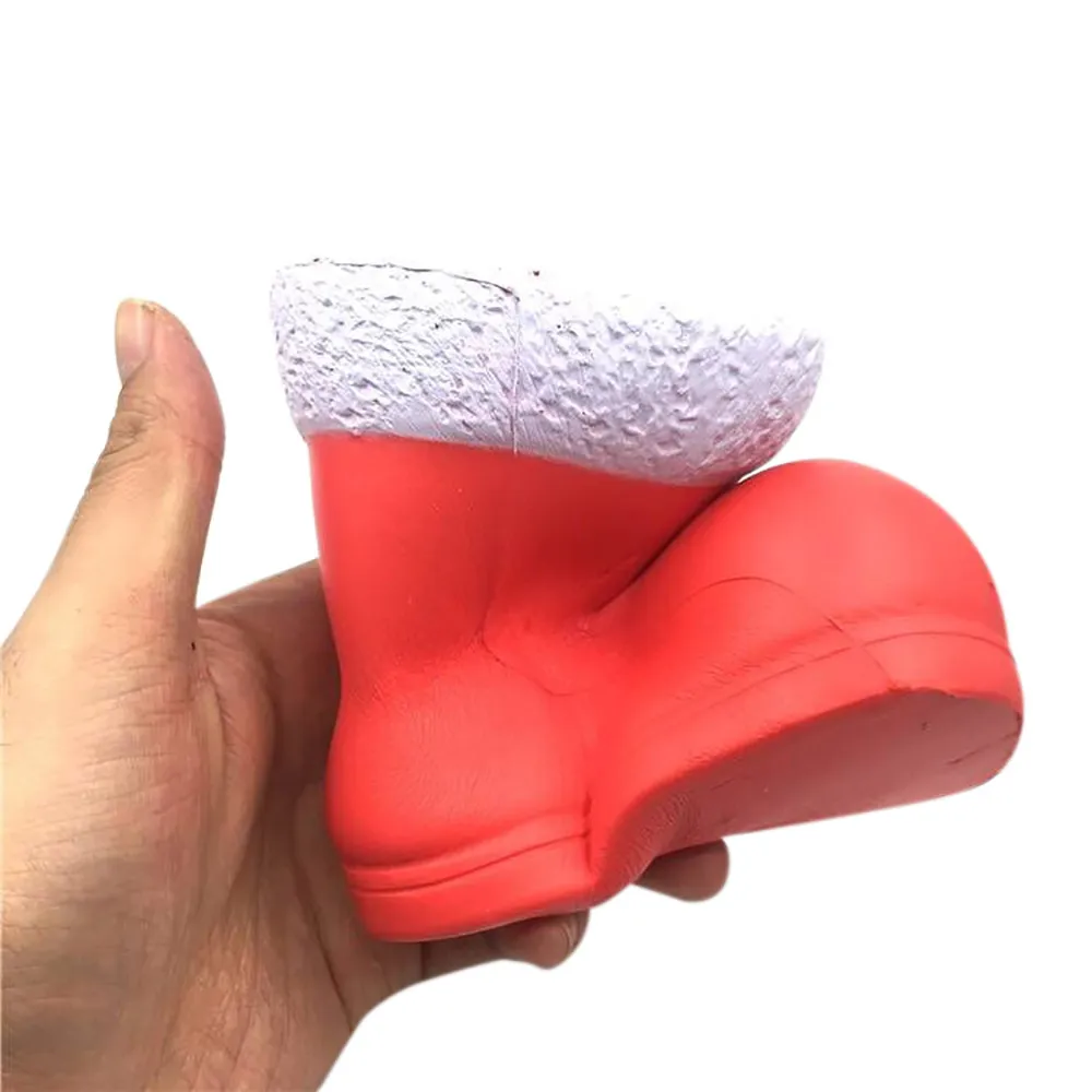 13 см Squeeze Toy Kawaii Коллекция Рождественские туфли милый ароматический крем мягкие и