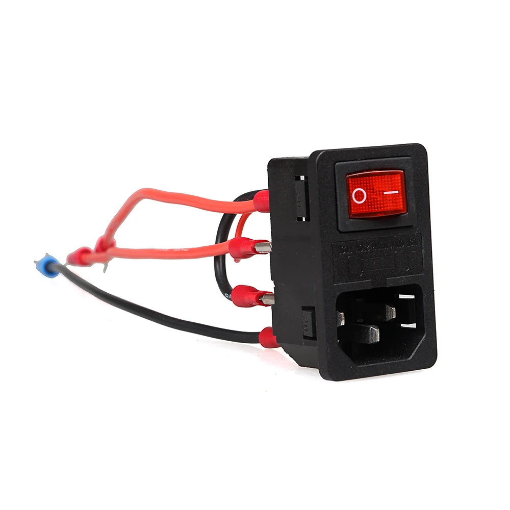 XCR3D 3D Printer Part The power switch 220V/110V 10A Short circuit protection safety Power Socket | Компьютеры и офис
