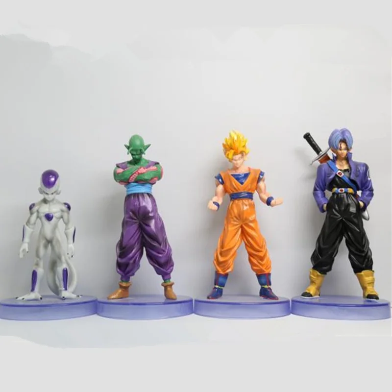 4 шт./лот Dragon Ball Son Goku Frieza трусы Piccolo два поколения ПВХ фигурка Коллекционная модель