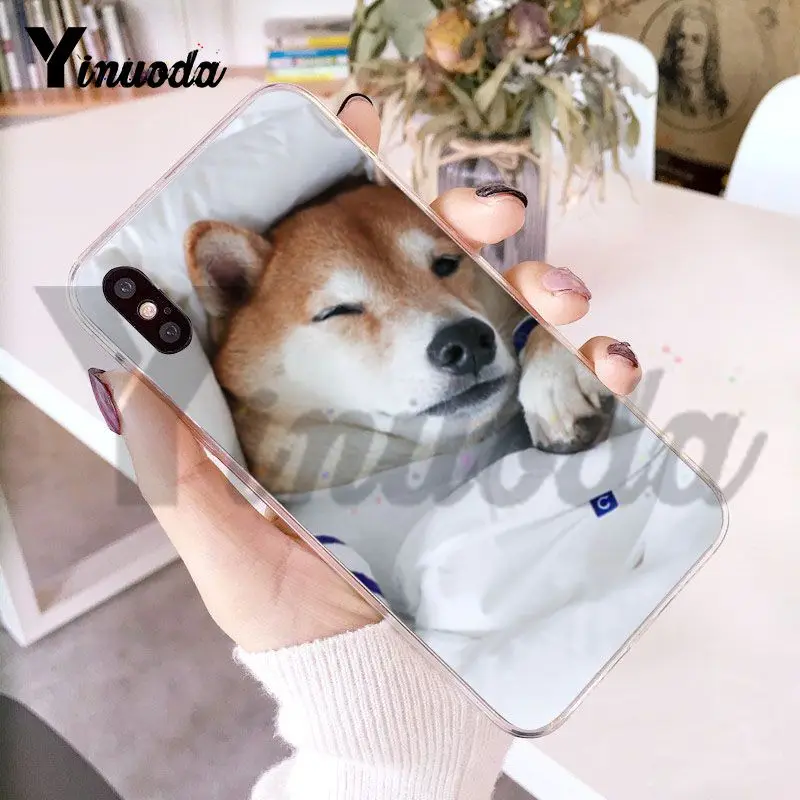 2 Yinuoda Шиба ину забавная собака Coque Shell аксессуары для телефонов Чехол для iPhone 6S 6plus 7plus 8 8Plus X XS XR11 11pro 11promax - Цвет: 2