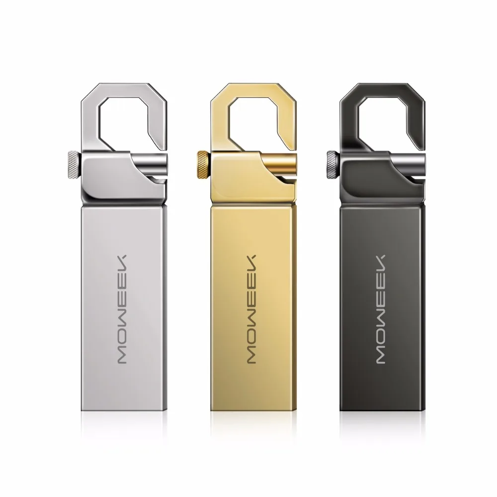 Moweek M16 металла usb flash drive Реальная Ёмкость 4 г 8 16 интерфейсом USB Водонепроницаемый