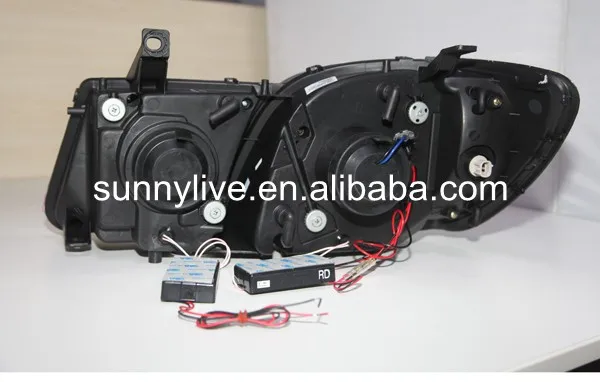 Для Lexus For LX470 светодиодный фары 1998 2007 год хромированный корпус LF|lexus lx470|lexus sportlexus