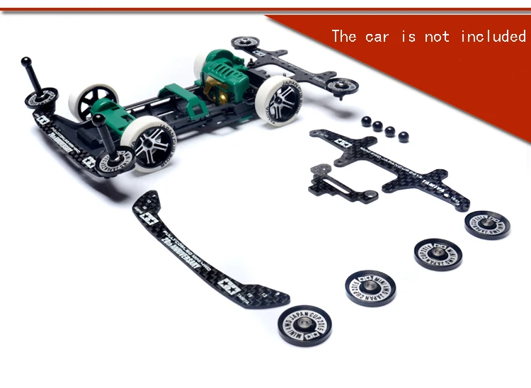 A 1 комплект S1/VS/TZ шасси обновления запасных частей комплект для Tamiya Mini 4WD гоночная модель автомобиля - Цвет: A